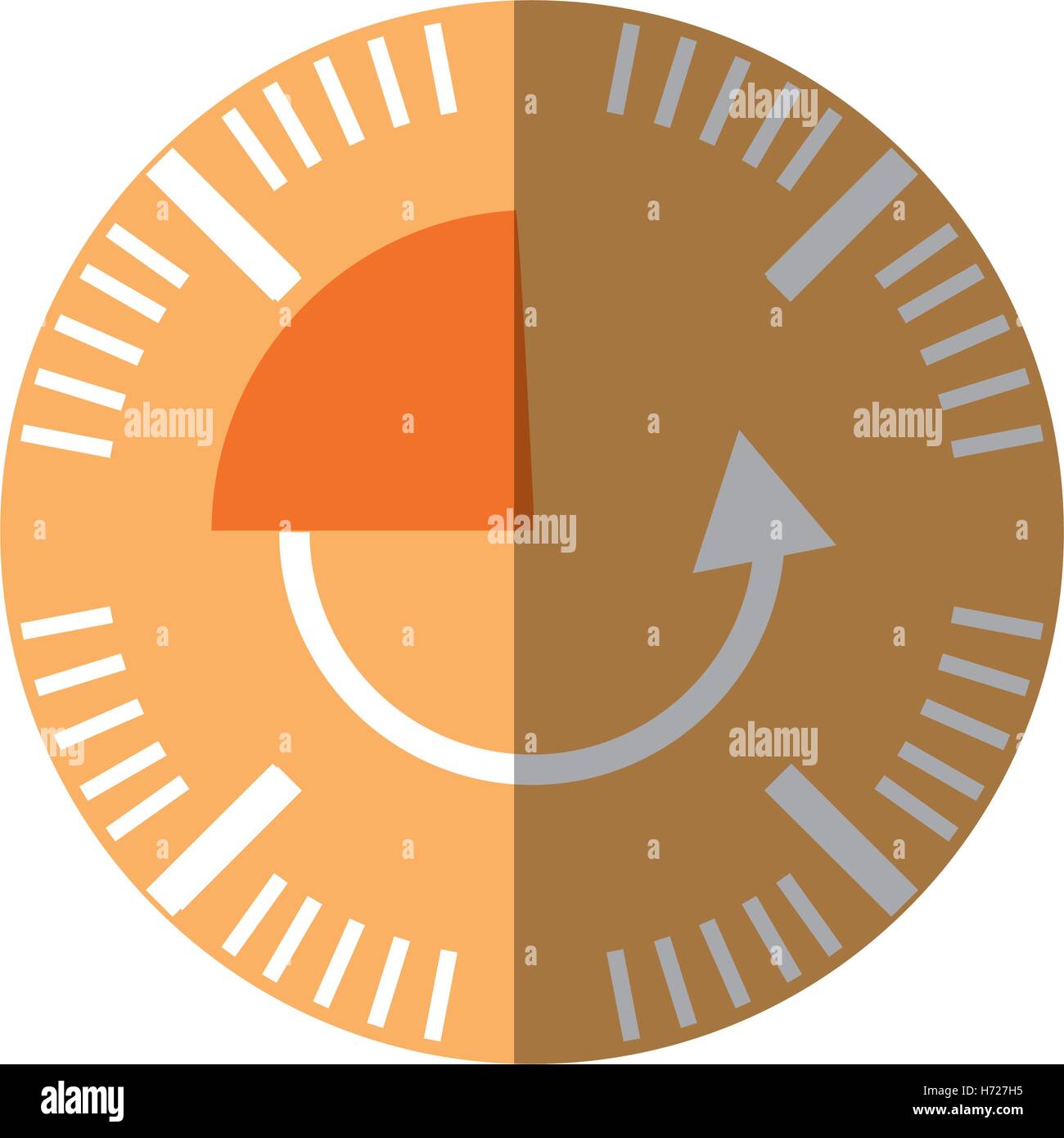 Manometer isoliert Symbol VektorIllustrationdesign
