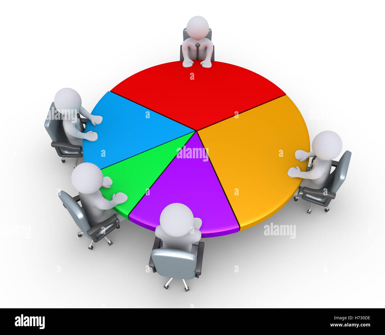 Menschen Menschen Menschen folk Personen menschlicher Mensch Büro Männer Mann Strategie Diagramm Modell Design Projekt Farbkonzept Stockfoto