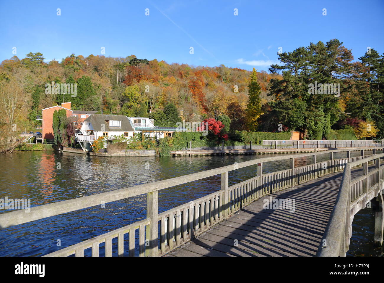 Henley, UK. 2. November 2016. Henley einheimische und Besucher genossen einen schönen Herbstnachmittag an der Themse. Bildnachweis: Uwe Deffner/Alamy Live-Nachrichten Stockfoto