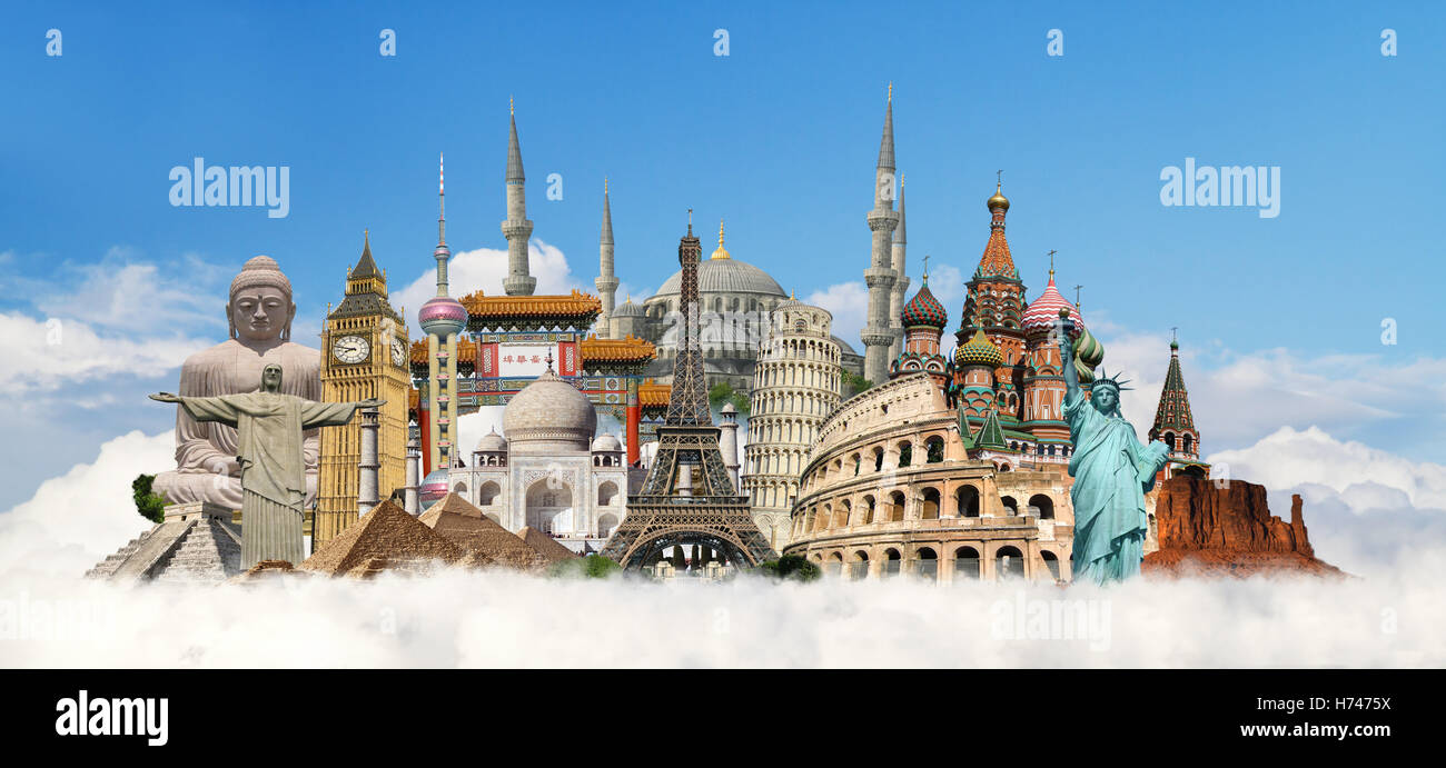 Embleme Statuen Stockfoto