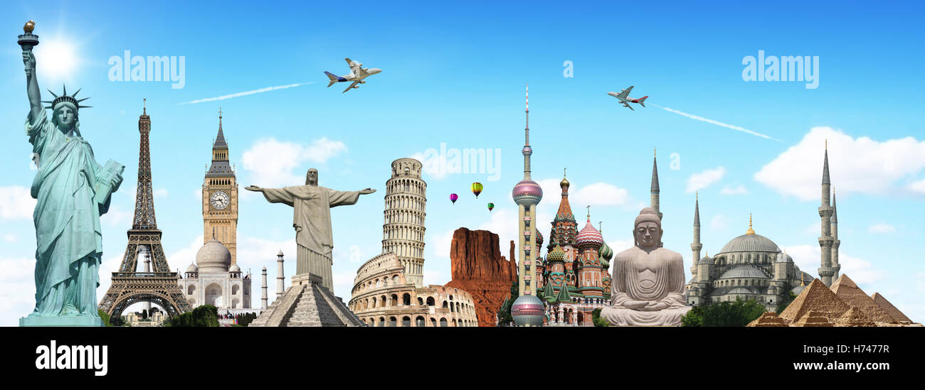 Embleme Statuen Stockfoto