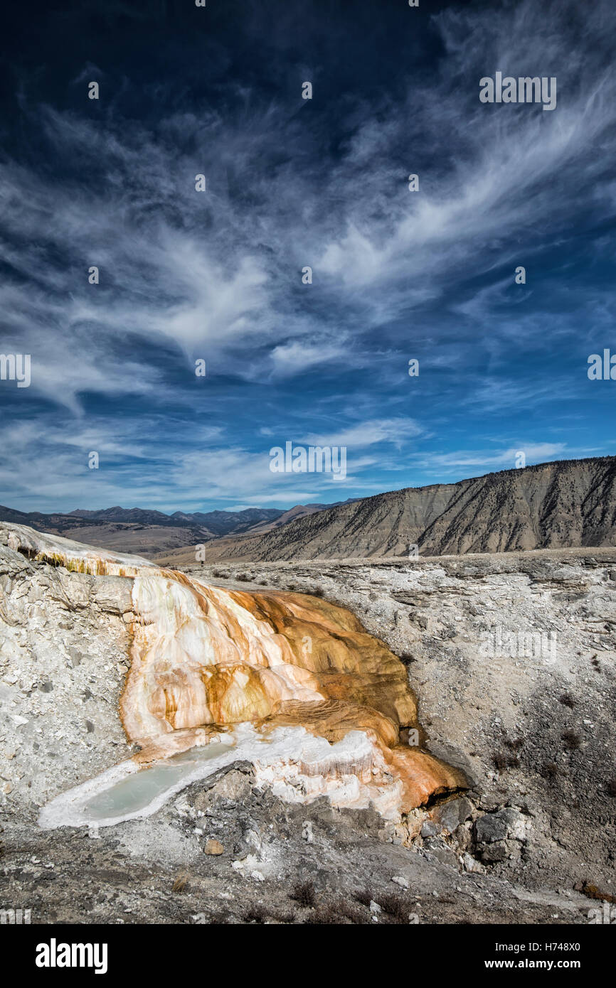 Mammut oberen Terrassen Stockfoto