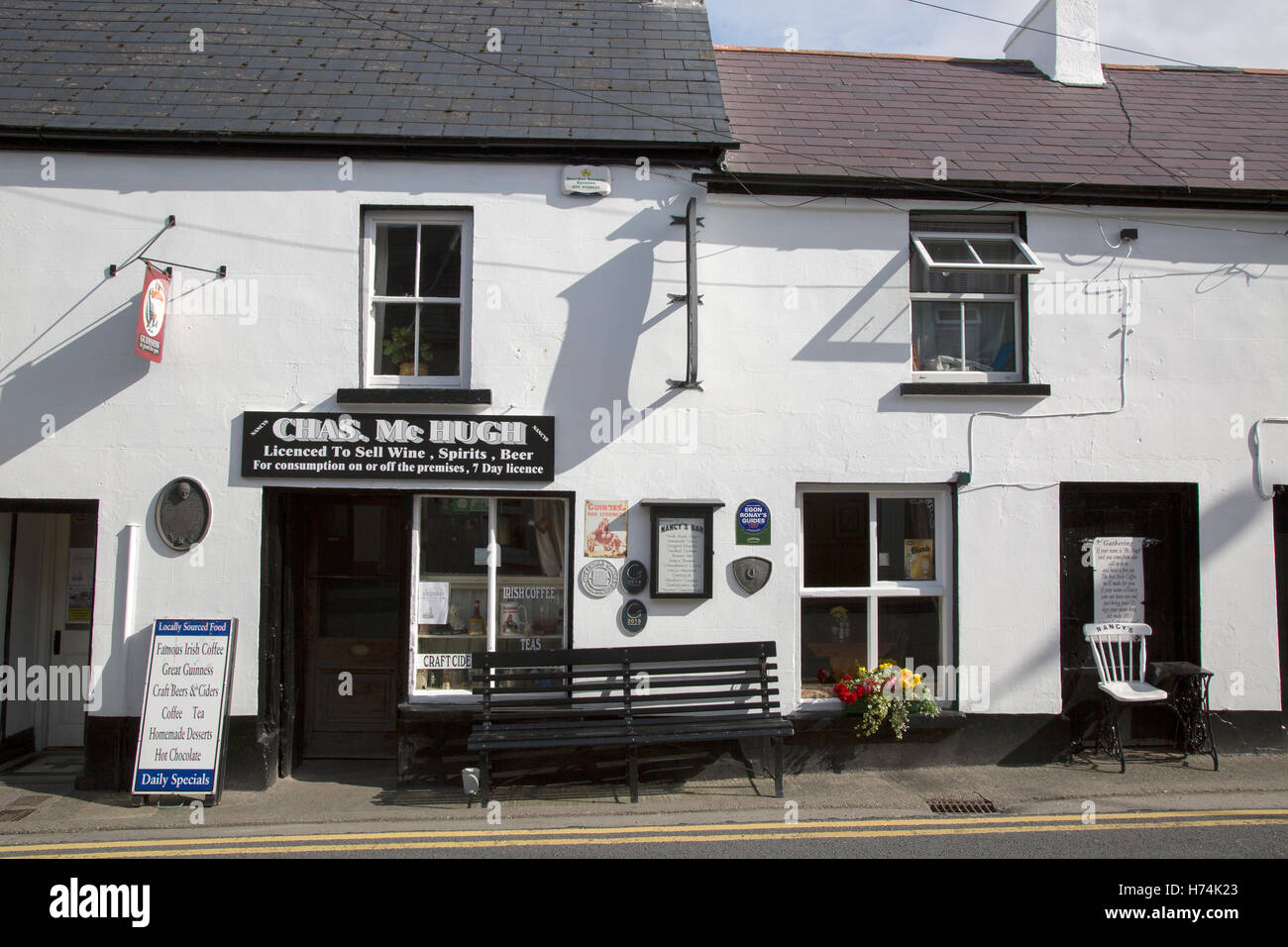 Nancys Bar, Ardara, Donegal, Irland Stockfoto