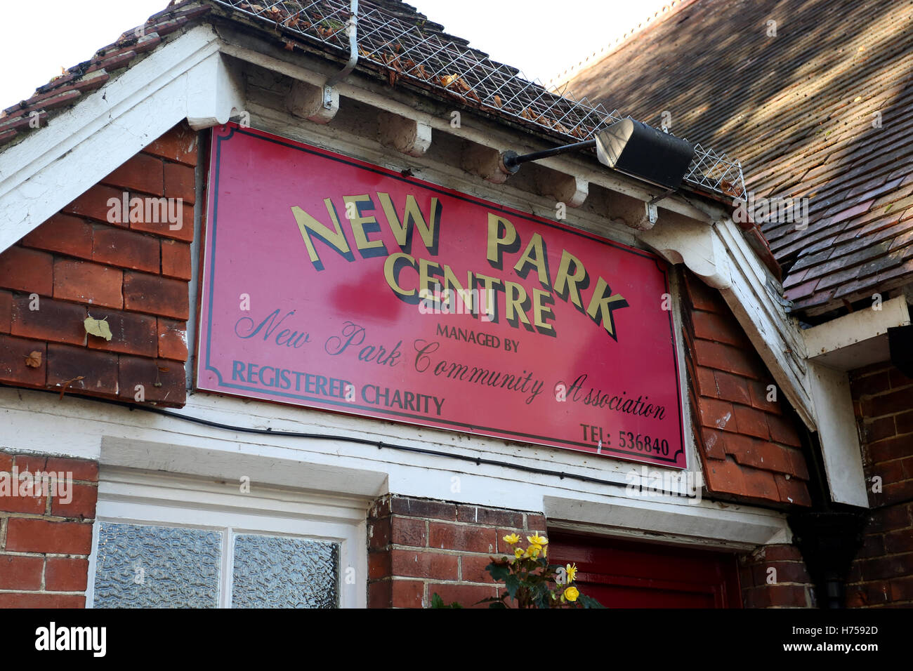 Allgemeine Ansichten des unabhängigen Kinos New Park in Chichester, West Sussex, UK. Stockfoto