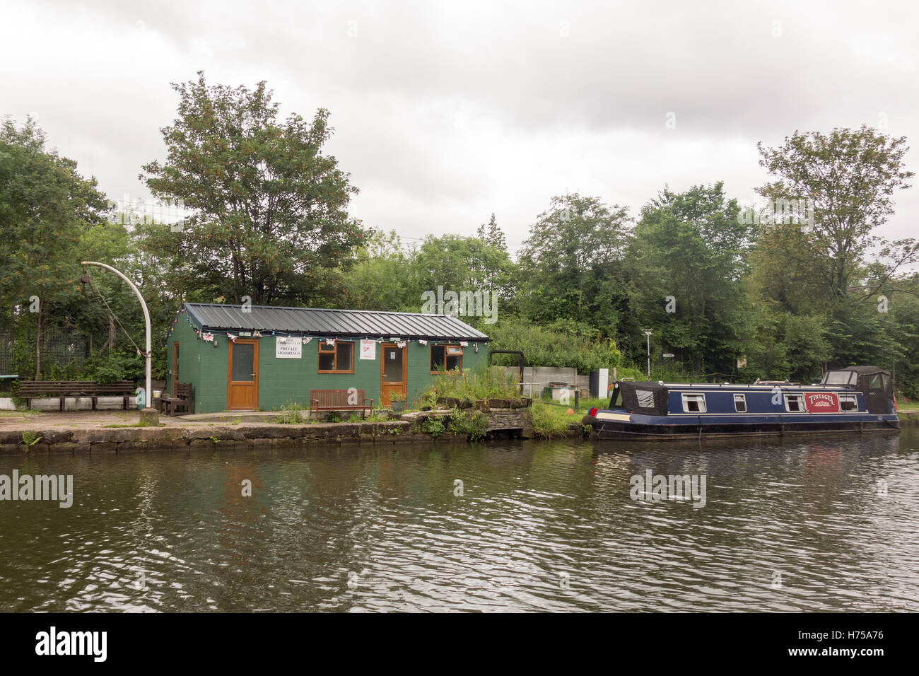 Der Bridgewater Kanal ist 65KM/39 Meilen lang und verläuft von Runcorn, Leigh. Stockfoto