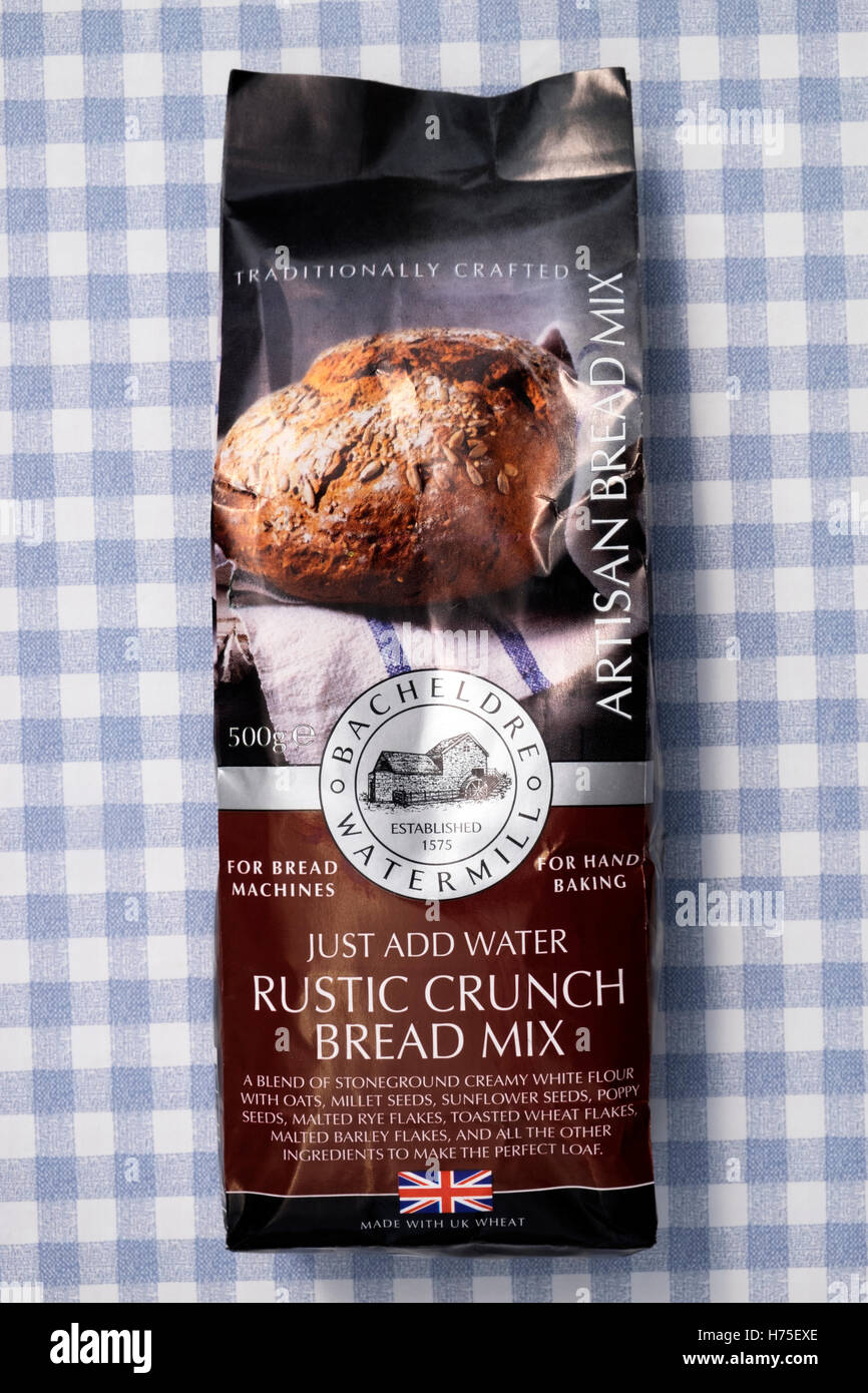 Bacheldre Wassermühle Artisan Brotmischung Stockfoto