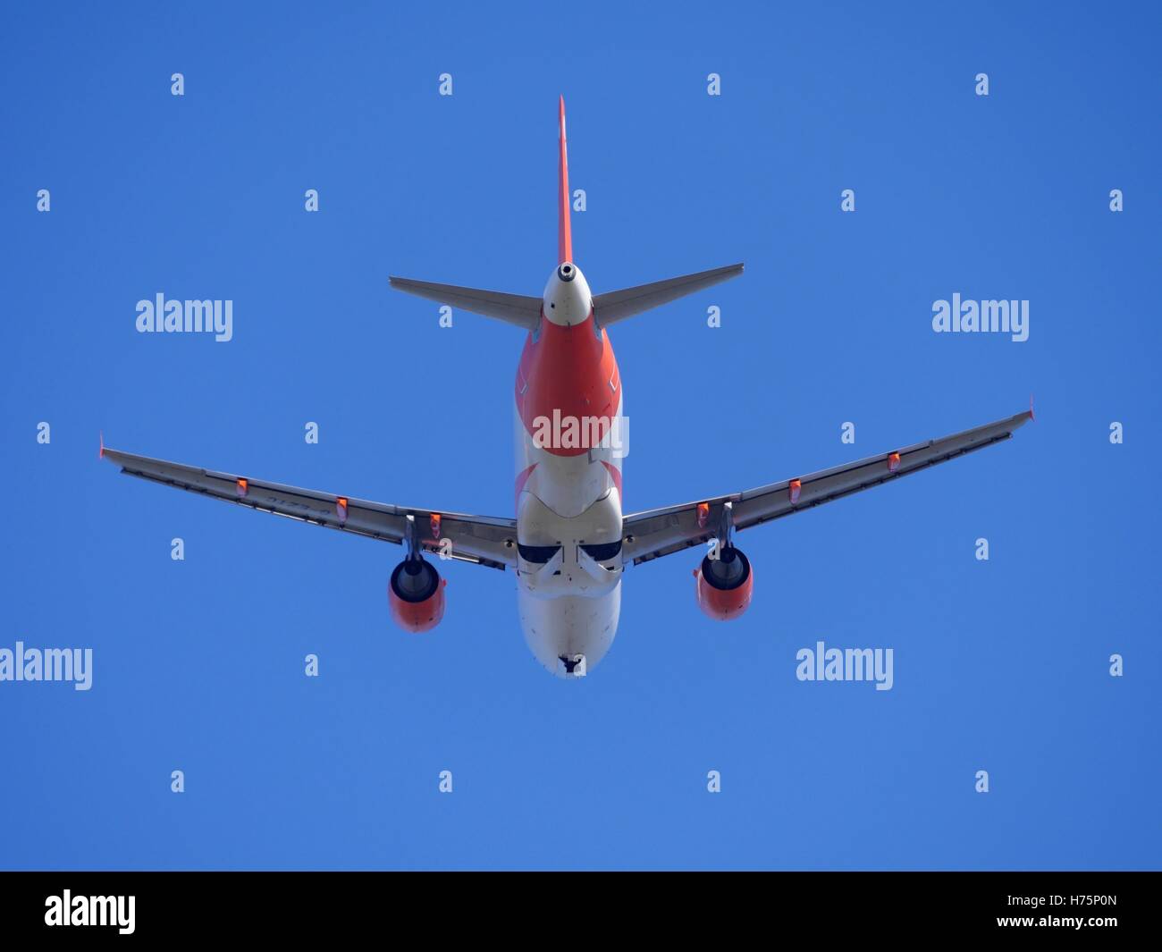 EasyJet Airbus A319-111 Flughafen Bristol ausziehen Stockfoto