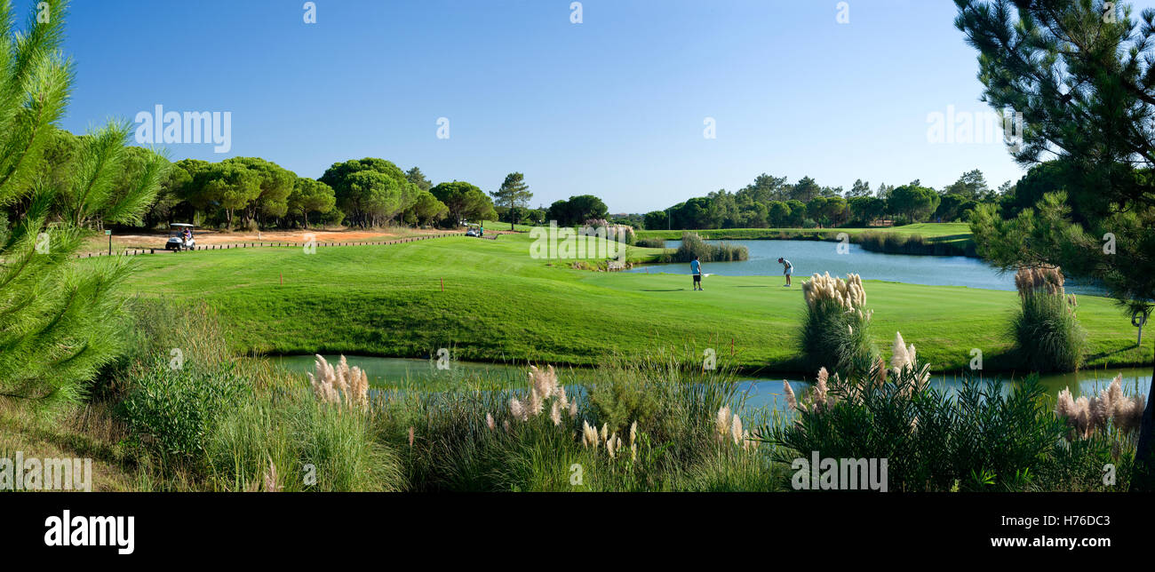 Portugal; der Algarve; der Royal Golf Course; Vale do Lobo; Stockfoto