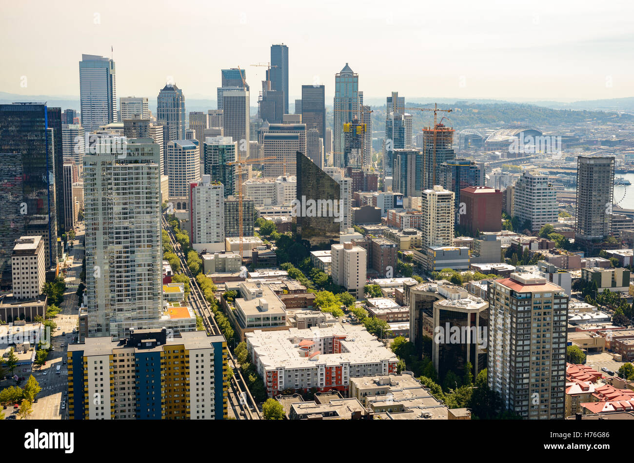 Puget Sound Seattle Stockfoto