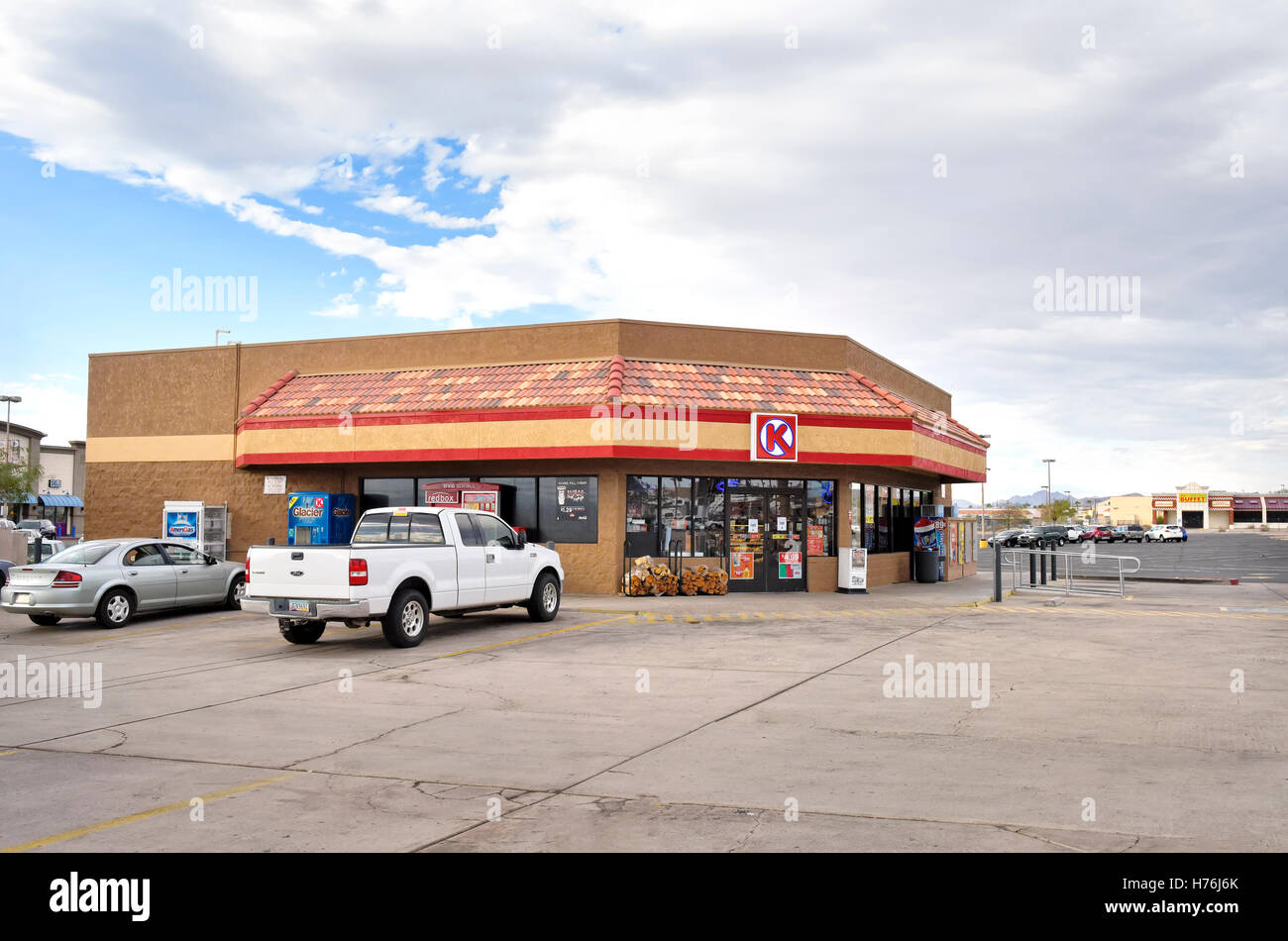 Circle K Convenience-Store in Lake Havasu City, Arizona Stockfoto