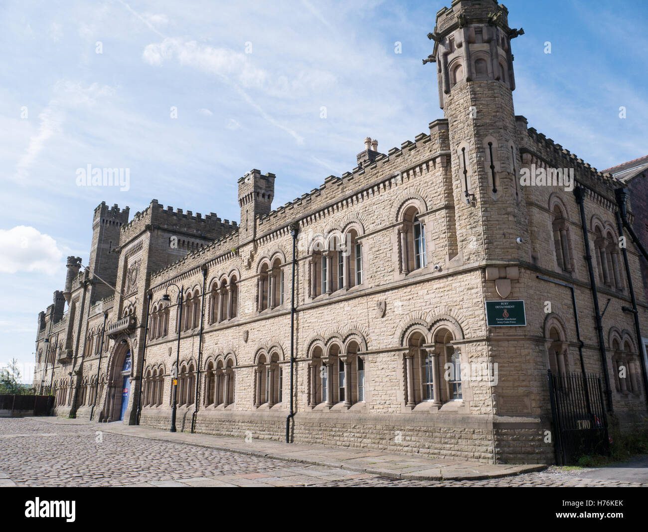 Schloss, Zeughaus, Bury, Lancashire Stockfoto