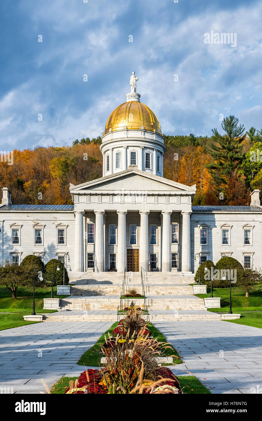 Vermont State House, Montpelier, Vermont, USA. Stockfoto