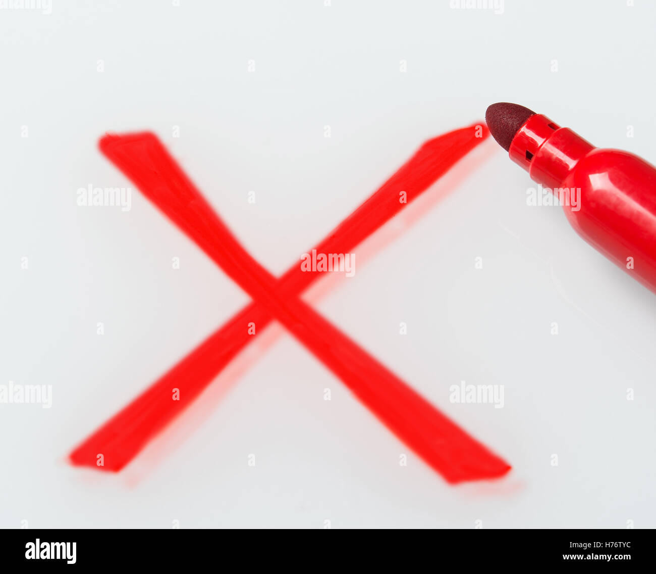 Symbol mit einem Filzstift gezeichnet Stockfoto