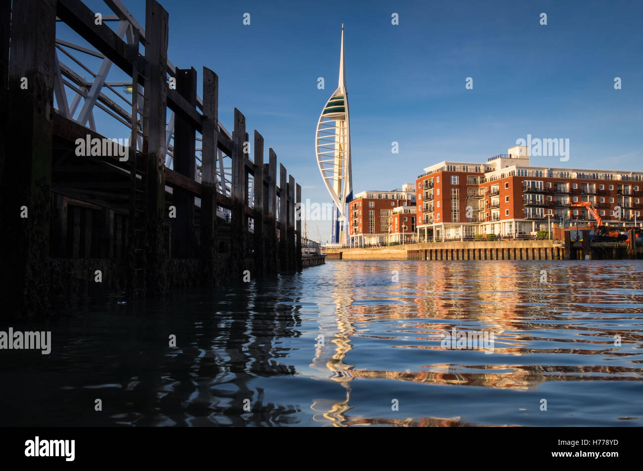 Gunwharf Quays in Portsmouth Stockfoto