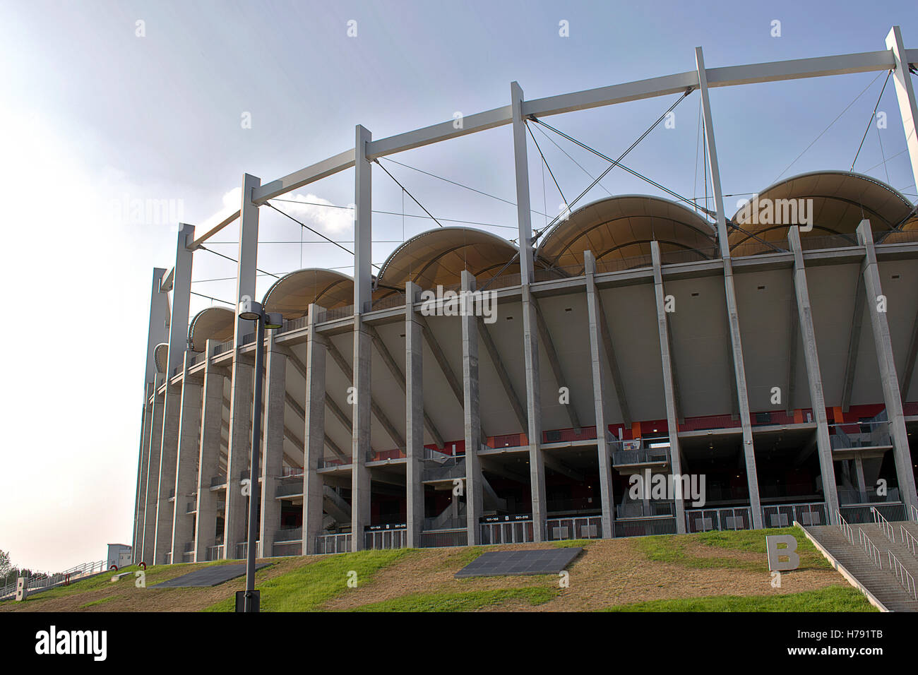 Stadion-Ansicht Stockfoto