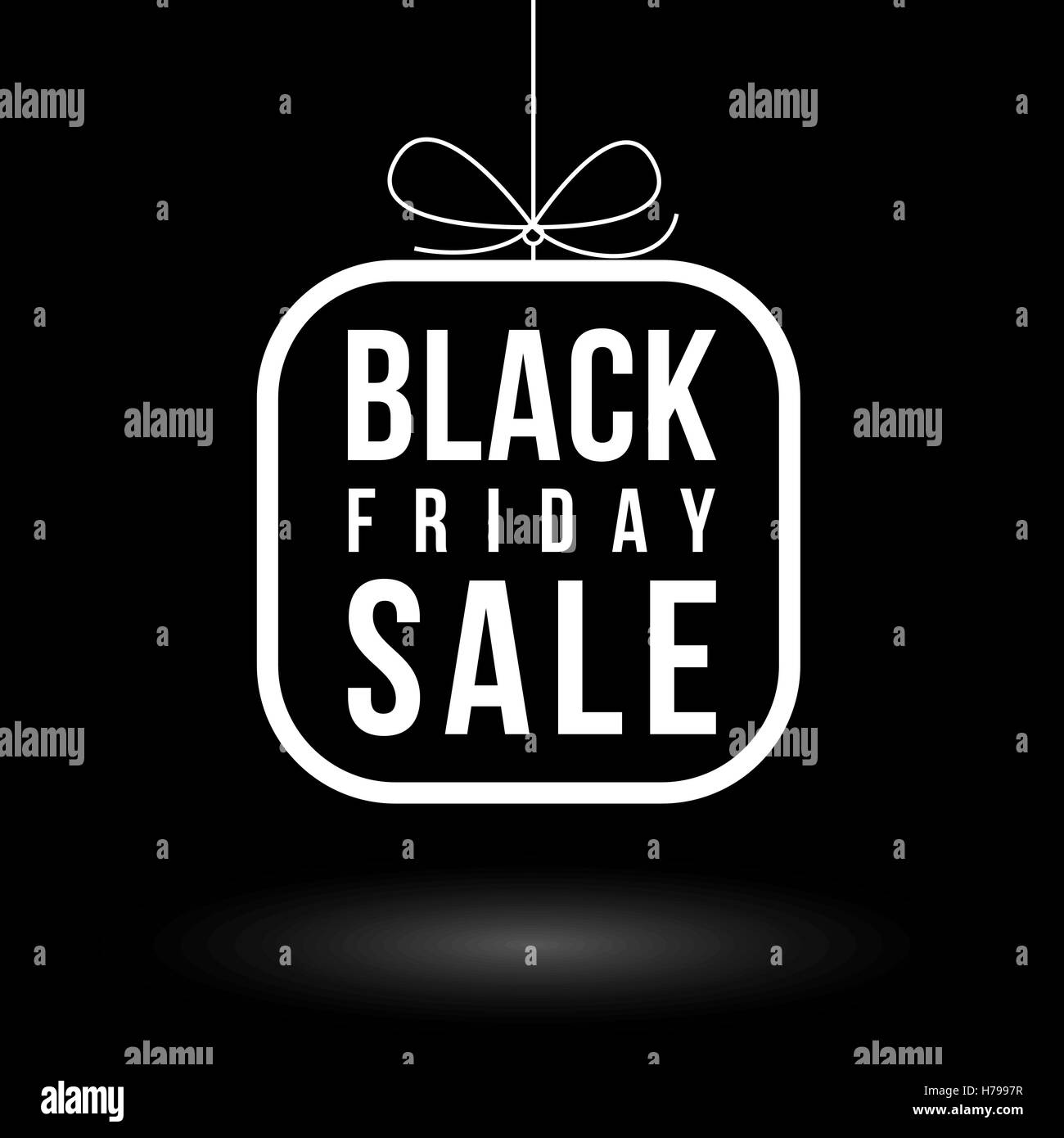 Schwarzer Freitag-Verkauf Stock Vektor