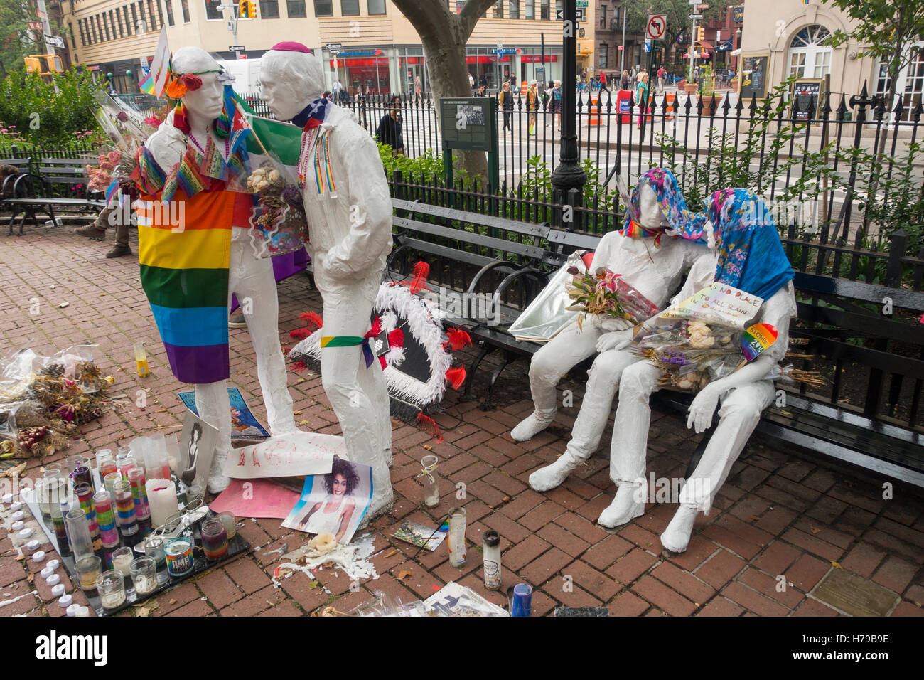 Gay Liberation Monument in New York City Stockfoto