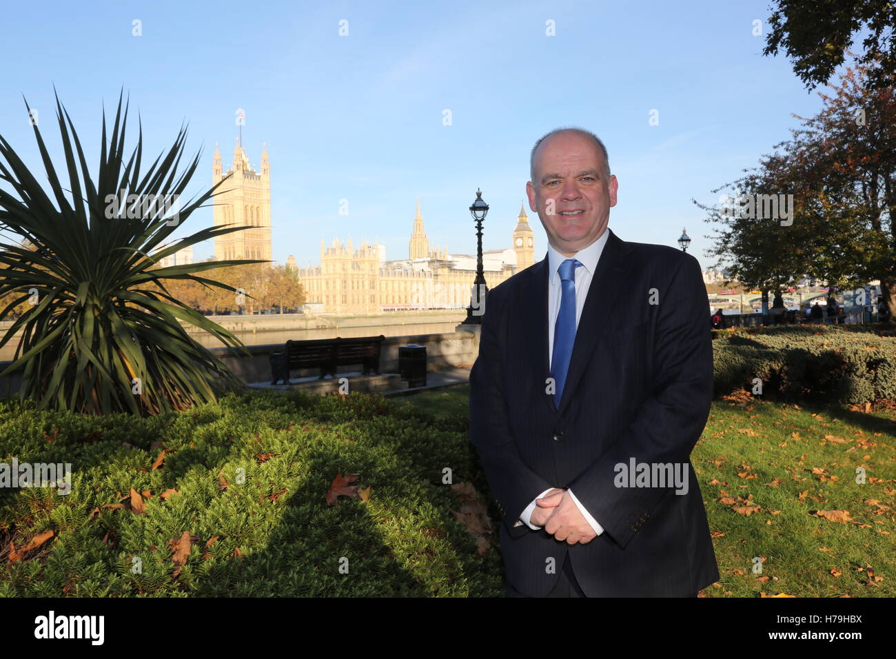 Porträt von Roger Evans, ehemaliger stellvertretender Bürgermeister von London Stockfoto