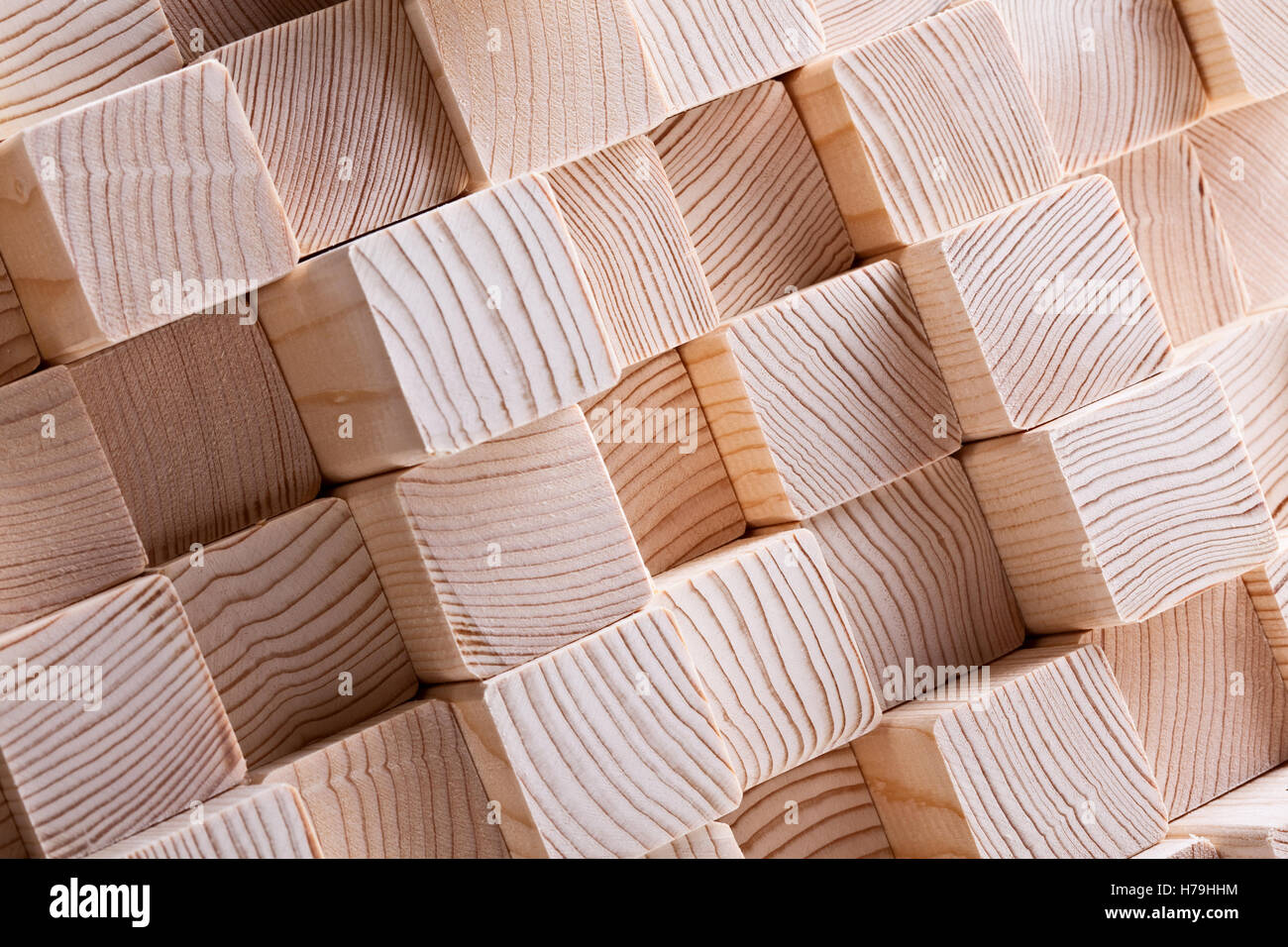 Naturholz geschnitten Strahl Hintergrund Stockfoto