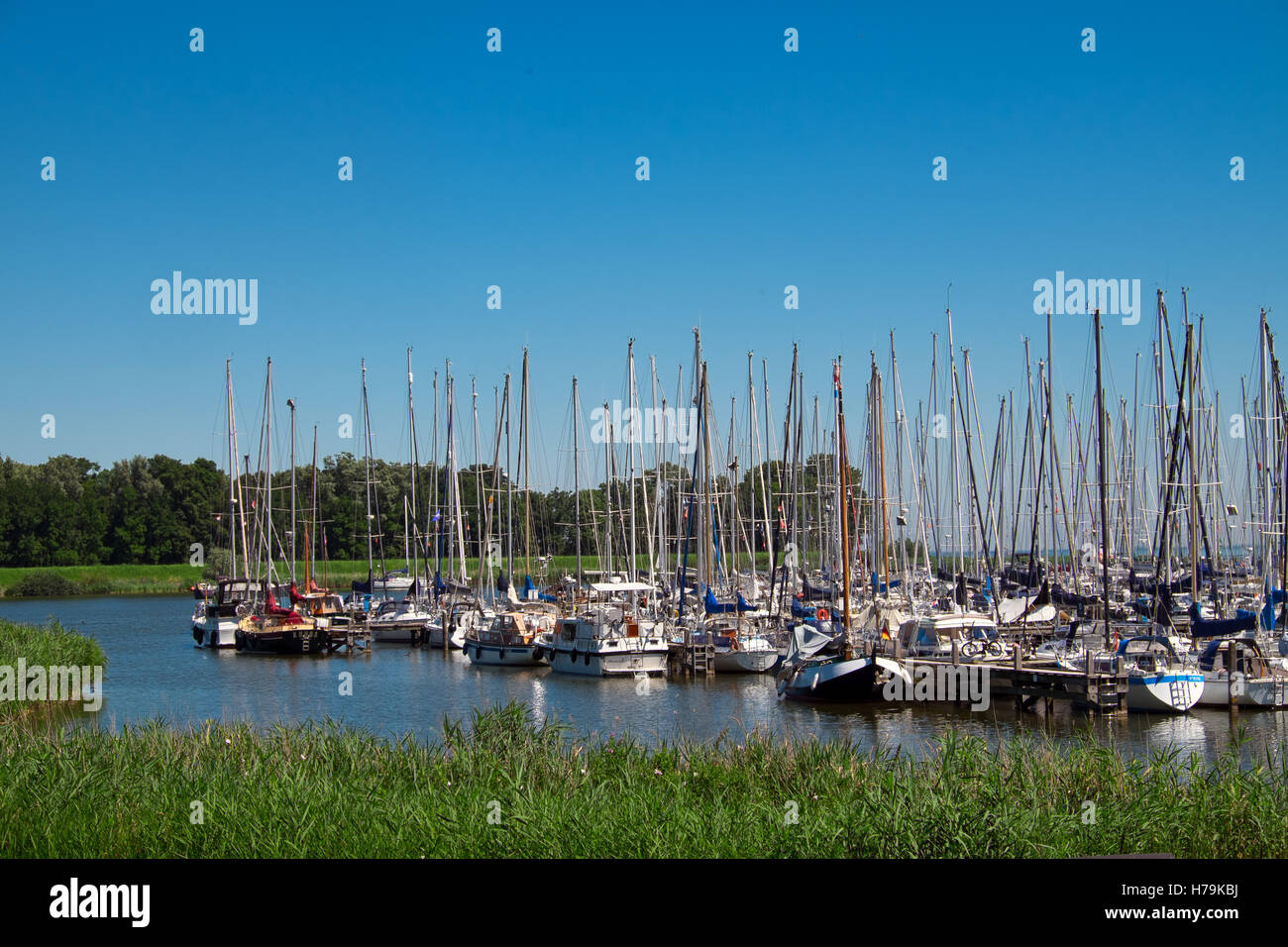 Hafen von Enkhuizen, Niederlande Stockfoto