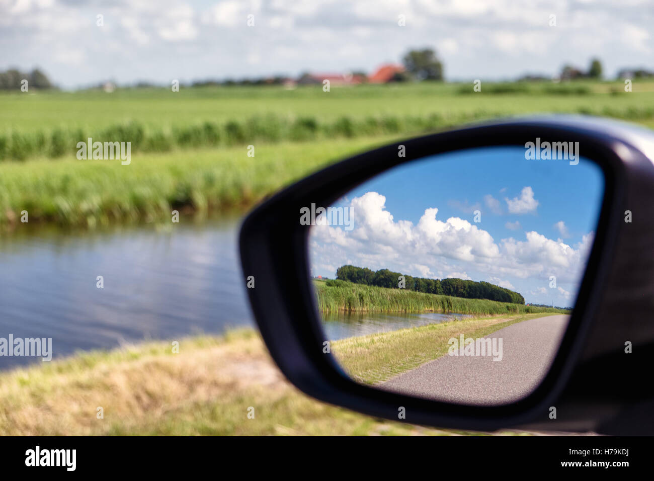 Holländische Landschaft Stockfoto