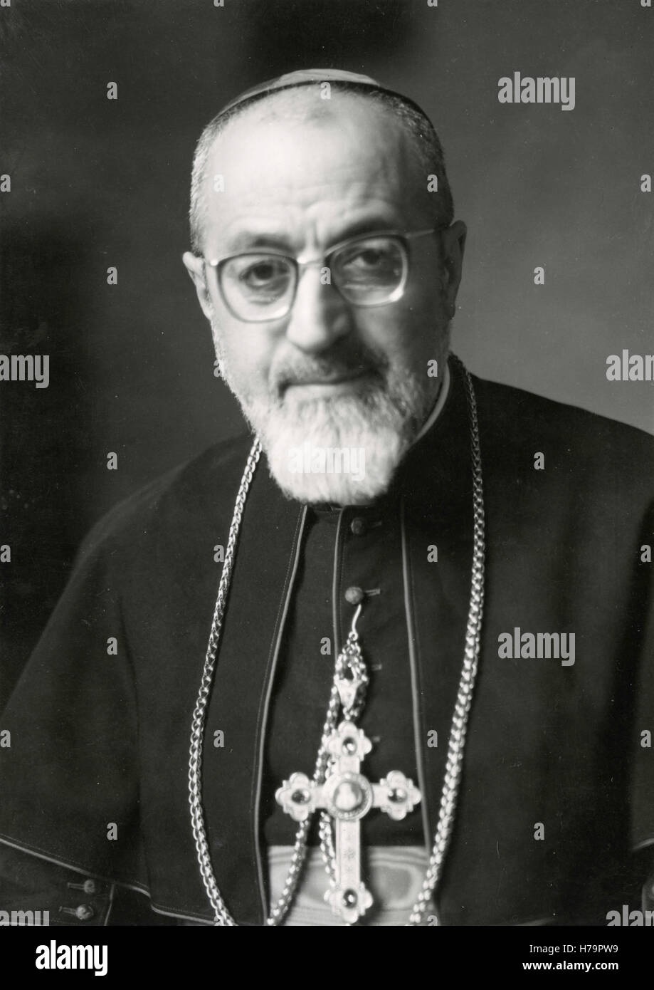 Portrait des armenischen katholischen Kardinal Gregorio Pietro Agagianian Stockfoto