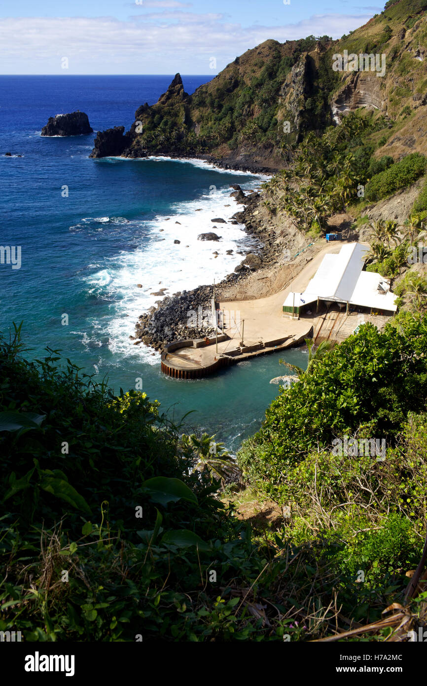 Pitcairn, Söhne von Meuterern! -02/06/2012 - Pitcairn / Pitcairn - Sightseeing auf Bounty Bay, Pitcairninseln - Olivier Goujon / Le Pictorium Stockfoto