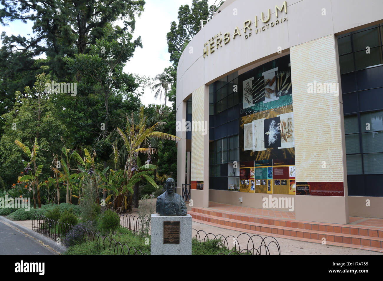 Das National Herbarium von Victoria in den Royal Botanic Gardens in Melbourne. Stockfoto