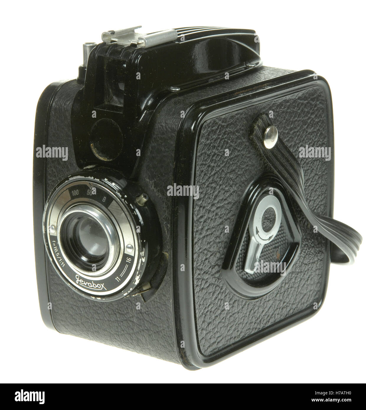Gevaert Gevabox 6 x 6-Augenhöhe-Box-Kamera. Stockfoto