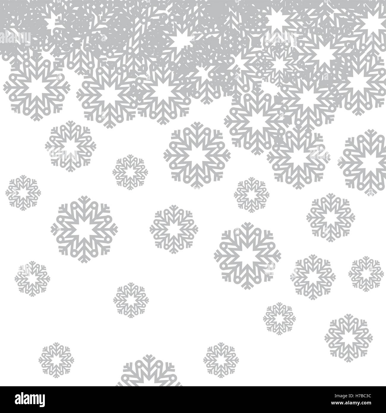 Hintergrund einer Schneeflocke der Saison Weihnachtsmotiv. Vektor-illustration Stock Vektor