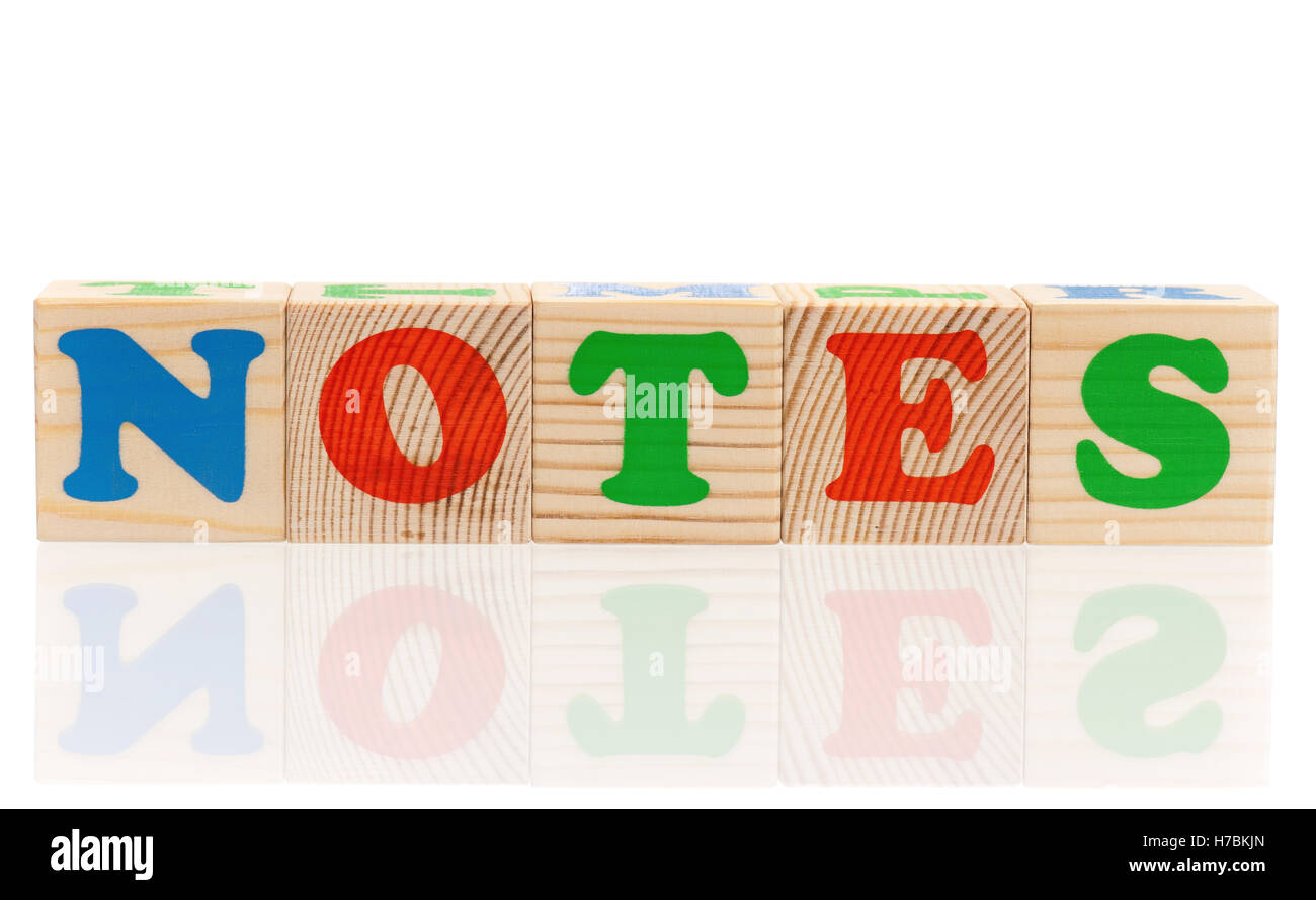 Hölzerne Würfel mit Buchstaben Stockfoto