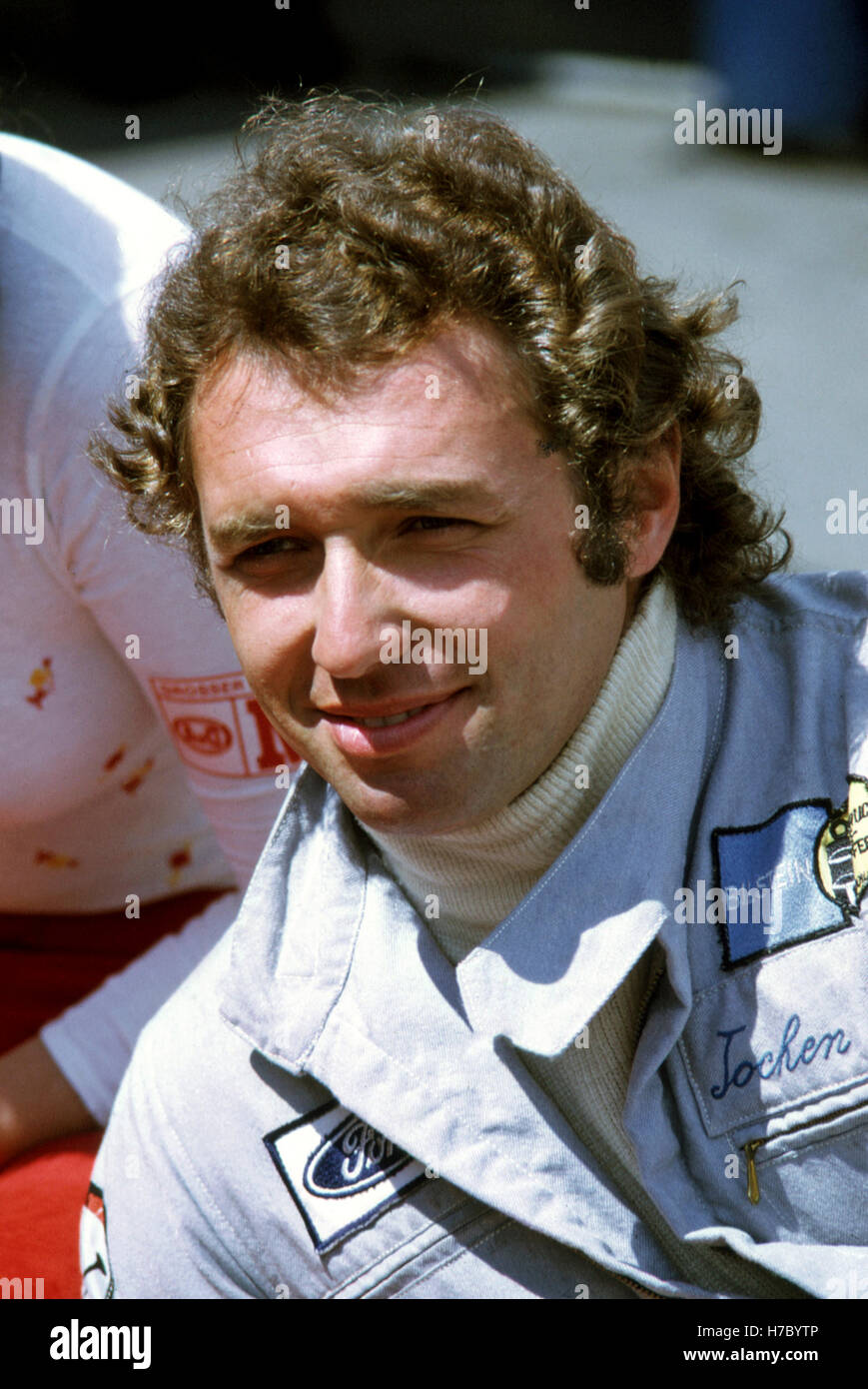 1974 Jochen Mass Motorsport-Fahrer Deutschland GP Stockfoto