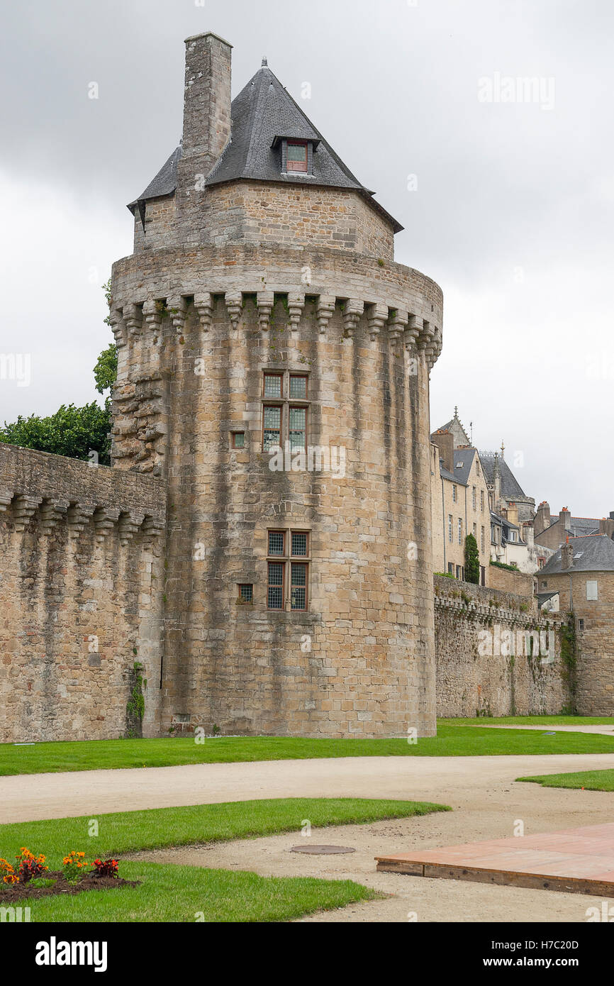 Stadt Ciew von Vannes, eine Gemeinde im Département Morbihan in der Bretagne im Nordwesten Frankreichs Stockfoto