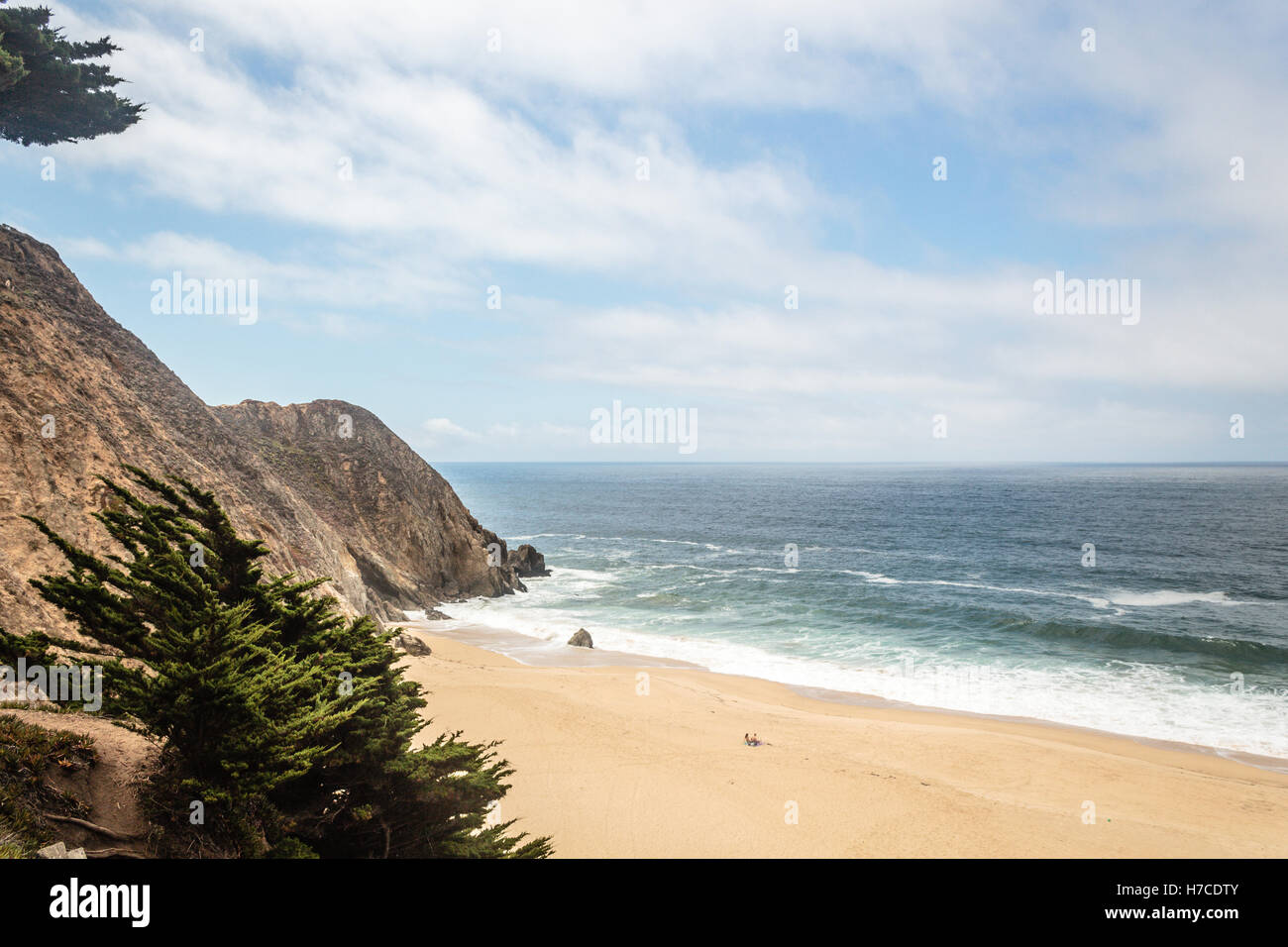 Foto von Montara State Beach in San Mateo, Kalifornien Stockfoto