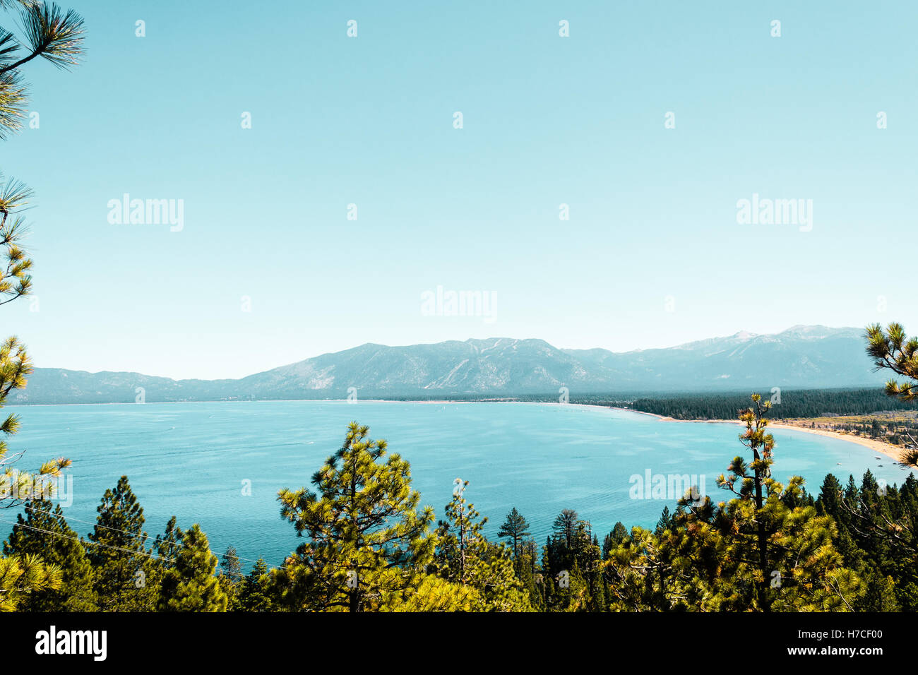 Foto von Emerald Bay und Lake Tahoe Stockfoto