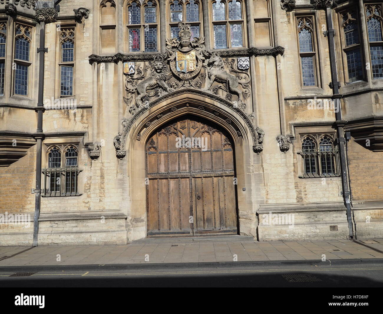 Brasenose College, Universität Oxford High Street Stockfoto