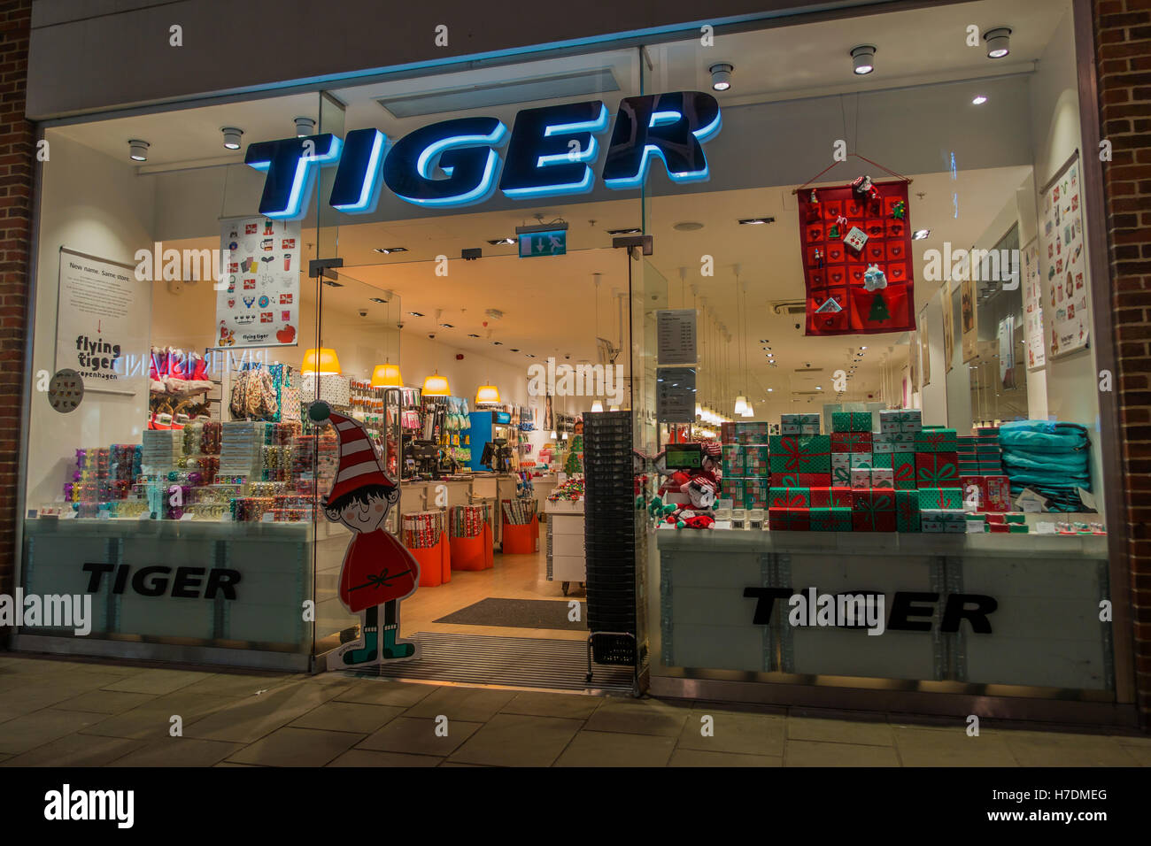 Tiger Haushaltswaren Shop Whitefriars Einkaufszentrum Canterbury Kent Stockfoto