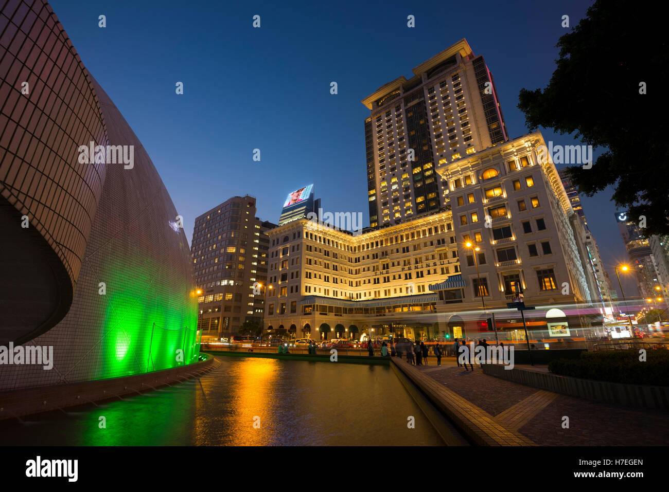 Die berühmten Peninsula Hotel, Hong Kong, China. Stockfoto