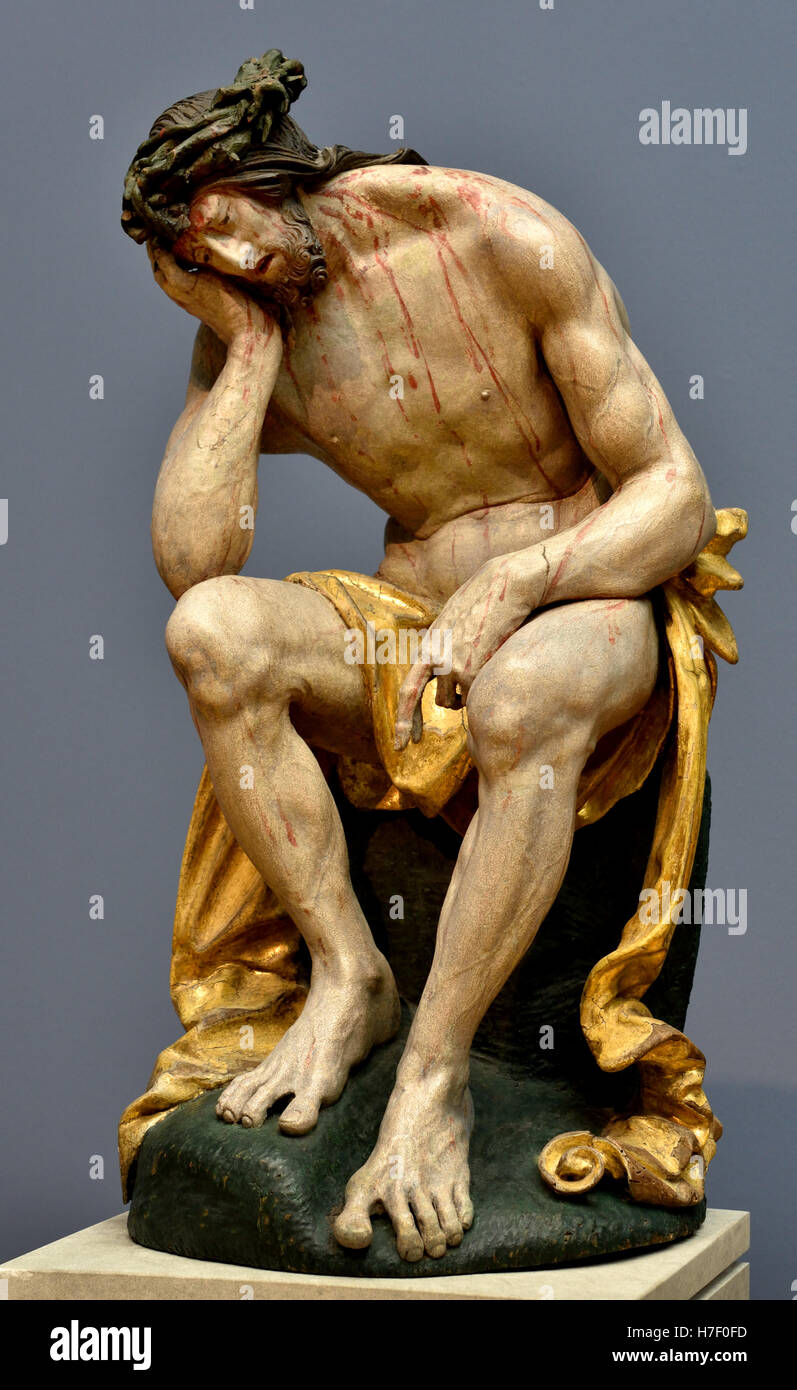 Christus in Not 1525 Hans Leinberger - Lemberger (1475/1480-1531) war ein spätgotischer Bildhauer aus Altbayern Deutsch Deutschland Stockfoto