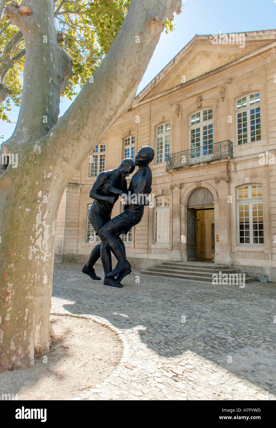 Coup Hof Frankreich Sammlung Lambert Adel de Skulptur in Provence, Avignon, Tête\