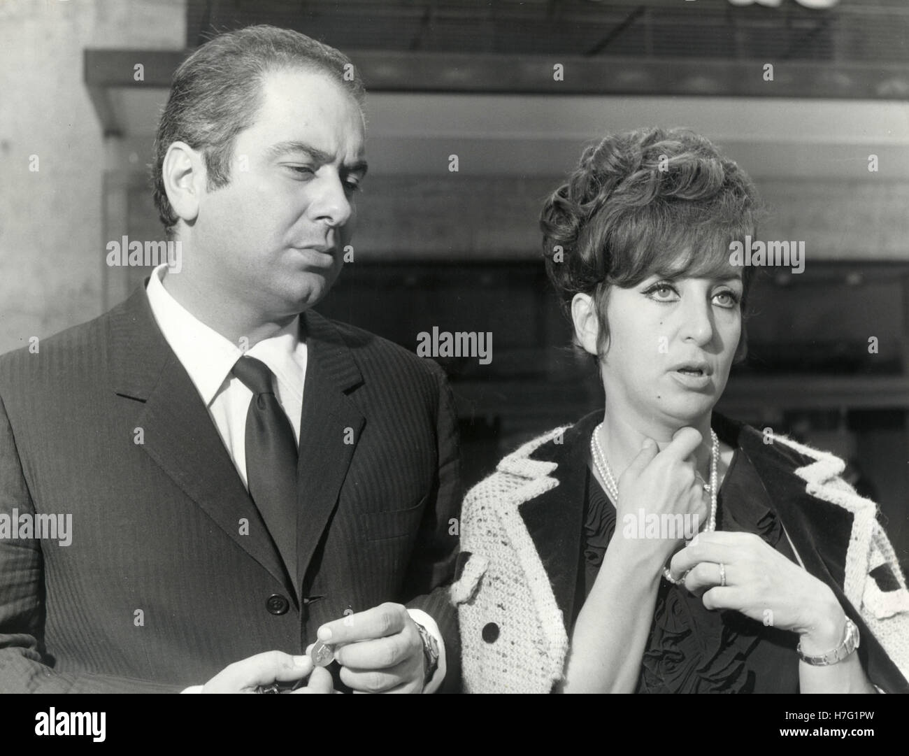 Der italienische Maler Aldemaro Nannei und Antonella Steni, Florenz, Italien Stockfoto