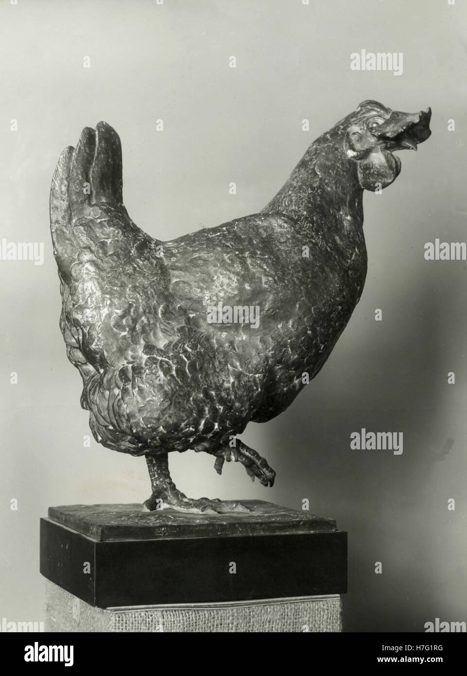 Skulptur einer Henne von Donanzio Crocetti, Italien Stockfoto