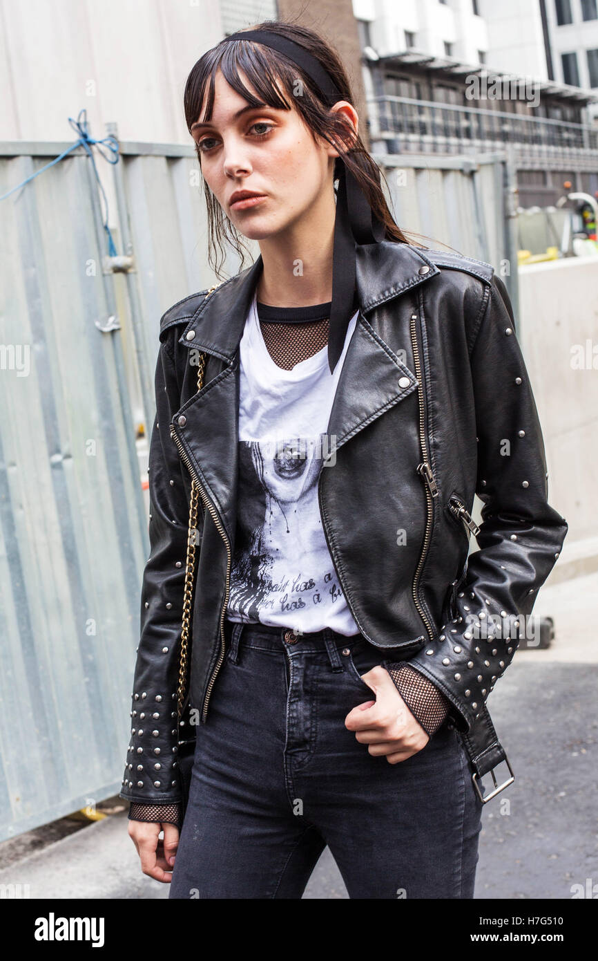 London Fashionweek September 2016 Stockfoto