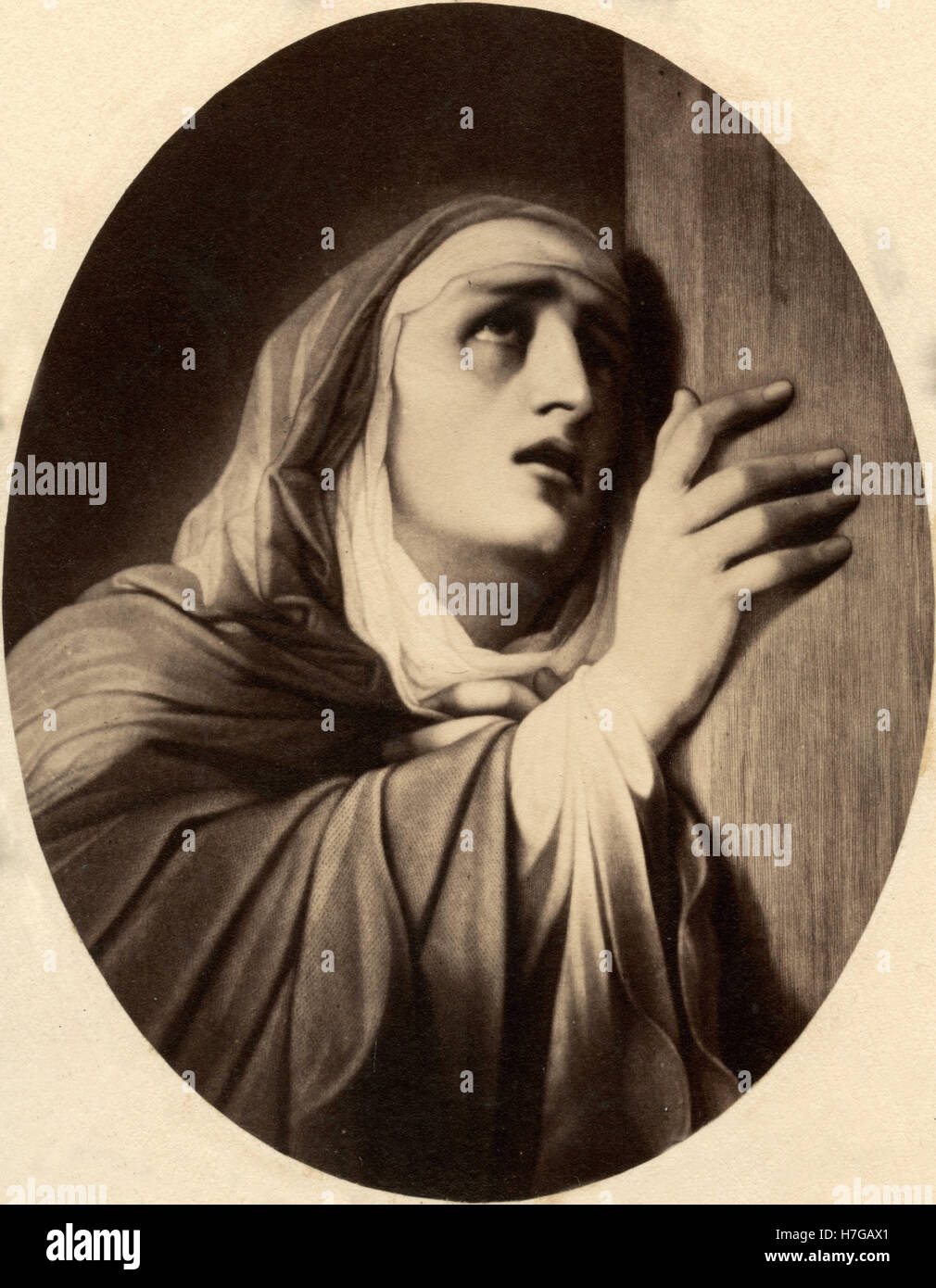 Frankreich Mutter Dolorosa, Gemälde von Delaroche Stockfoto