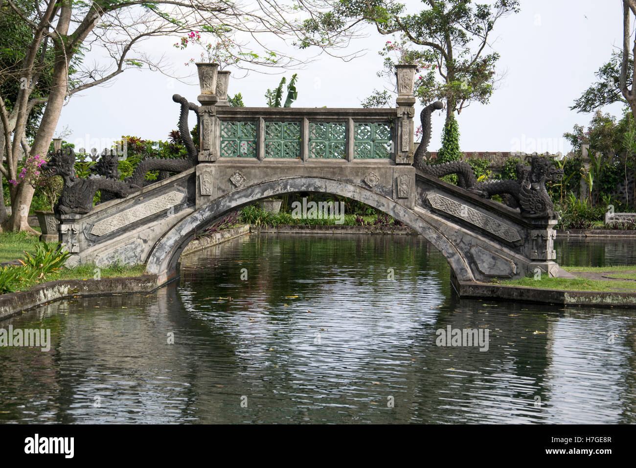 Indonesien, Bali, Tirtagangga Wasserpalast Stockfoto