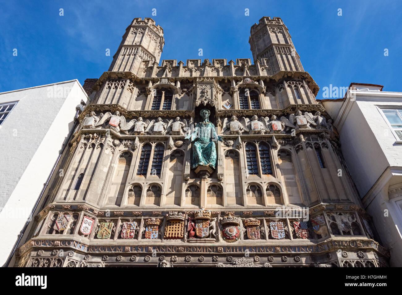 Christ Church Gate in Canterbury Kent England Vereinigtes Königreich UK Stockfoto