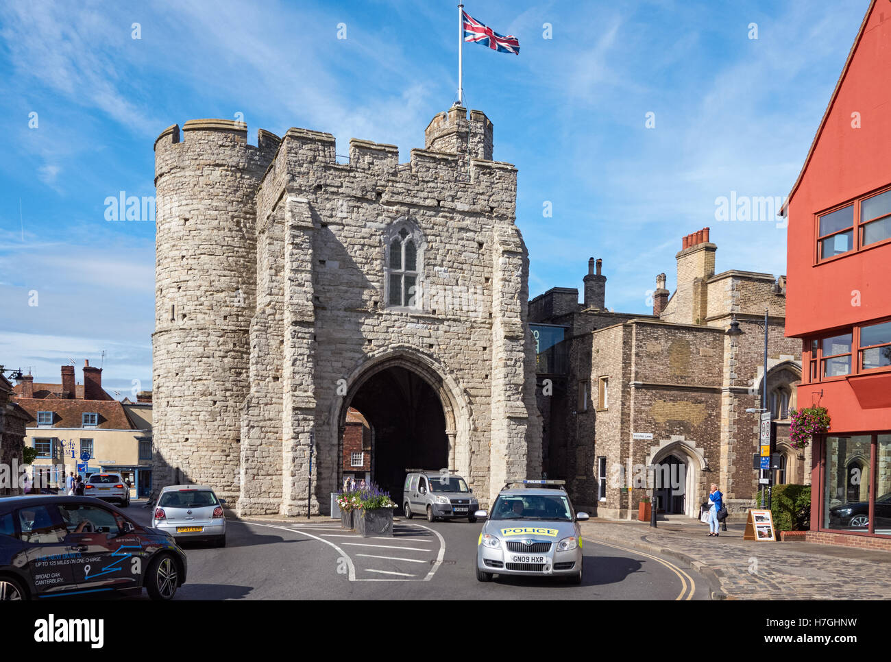 Die Westgate Towers in Canterbury Kent England Vereinigtes Königreich UK Stockfoto