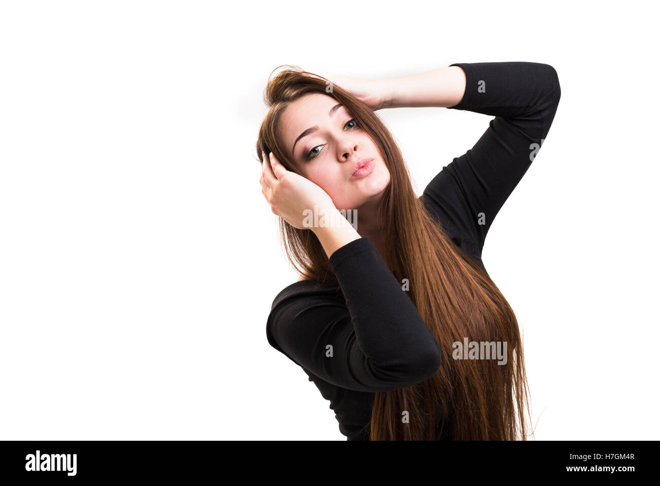 Young russian girl Ausgeschnittene Stockfotos und -bilder - Alamy