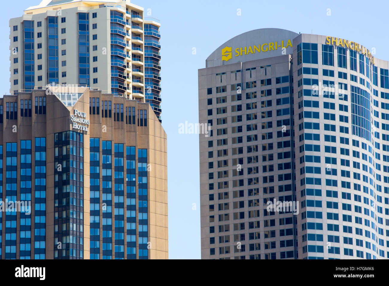 Shangri-La Hotel Vier Jahreszeiten Hotel im Zentrum von Sydney, New South Wales, Australien Stockfoto