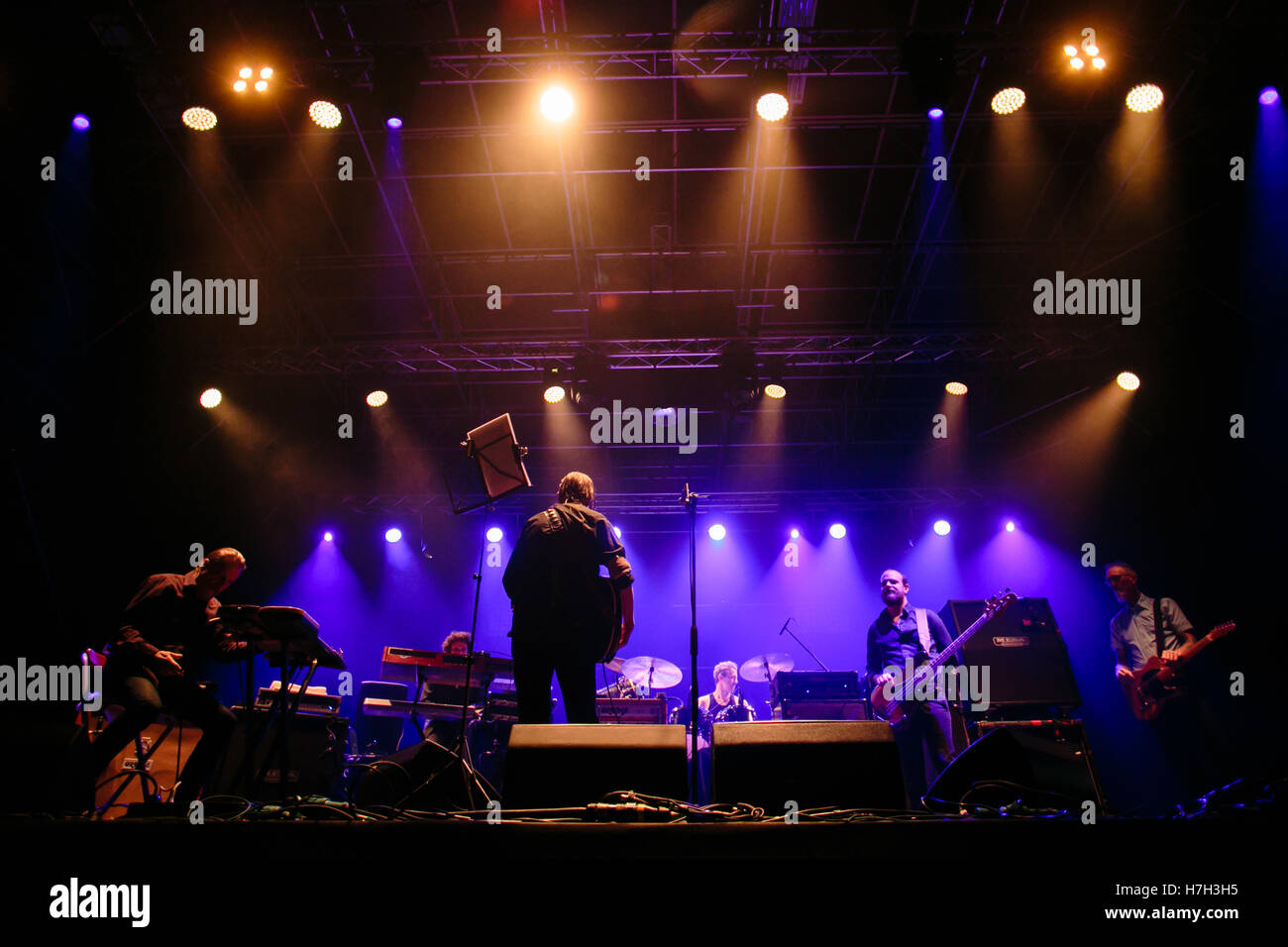 2016-11-04, Turin, Italien, Schwäne Benedetti Leben in Turin während Club zu Club Events Stockfoto